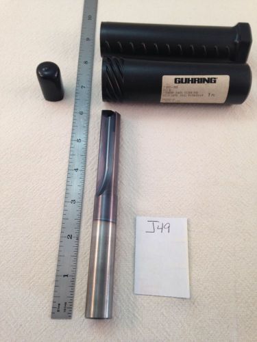 1 NEW GUHRING SOLID CARBIDE DRILL BURNISHER.  17.066 MM DIAMETER. COOL FED {J49}