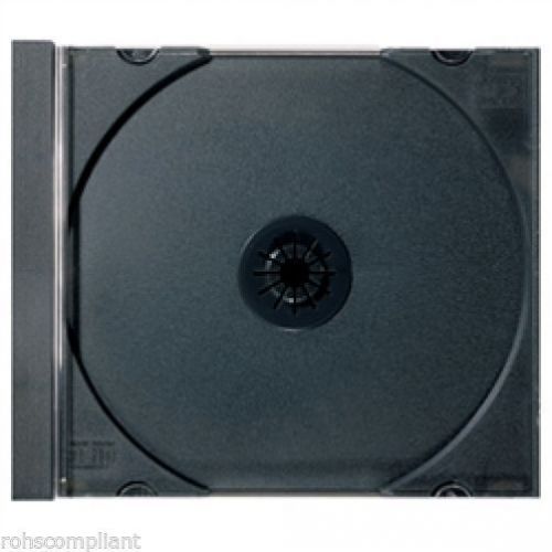 100 - STANDARD Black CD Jewel Case Trays  (Tray Only, NO Outer Cases)