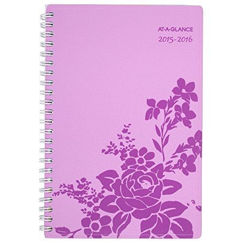 At-A-Glance AT-A-GLANCE Weekly / Monthly Planner, Rosalie Design, Academic Year,