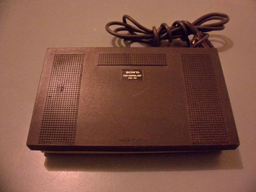 Sony fs-75 dictation transcriber foot pedal controller 12 pin     **17** for sale