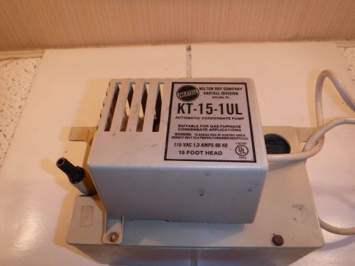 Hartell  KT-15-1UL Automatic Condensate Pump 15&#039; Lift 115V - Works