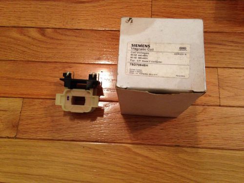 SIEMENS MAGNETIC COIL  75D70646H  NEW IN BOX