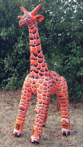 Inflatable Giraffe, 72&#034; (183 cm), New, in box.