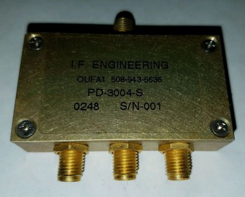 I.F. Engineering Power Divider 3 way SMA 50ohms PD-3004-S