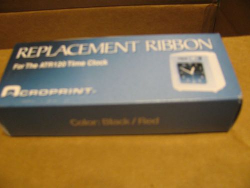 Replacement Ribbon for ATR120 Time Clock by Acroprint Part 39-0127-000 New