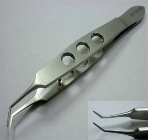 55-432,McPherson Tying Forceps Long Handle Angled Lebgth-120MM Stainless Steel.