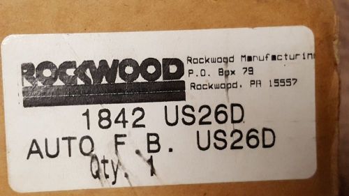 Rockwood 1842 automatic flush bolt set us26d for sale