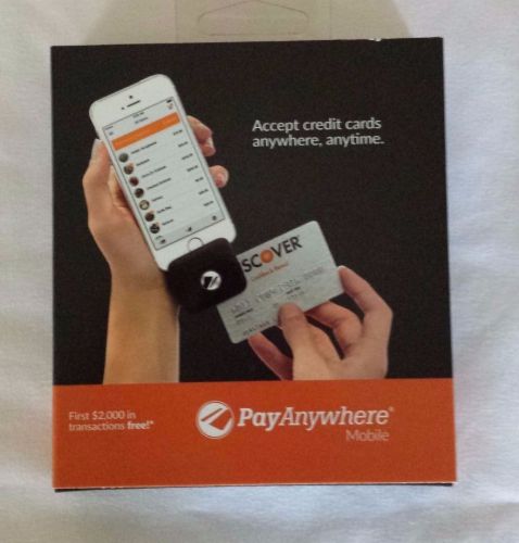 New Pay Anywhere Credit Card Reader Scanner Apple Droid NIB