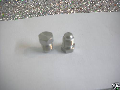 Stainless Fitting PLUG 1/4&#034; Male Flare Set of 2