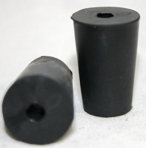 Rubber Stoppers: One-Hole: Per Pound: Size 0: (~63 Per LB.)