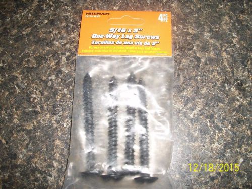 52x the hillman group truss head one-way lag screw, 5/16-inch x 3-inch, for sale
