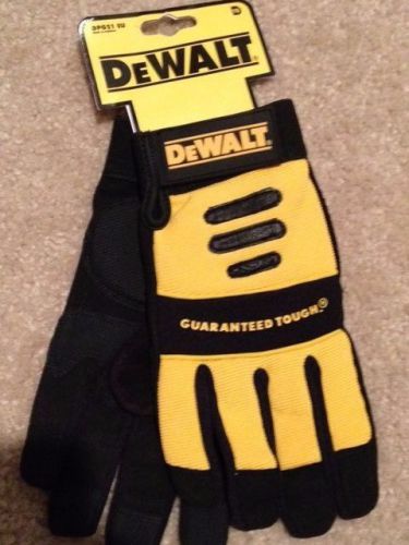 DeWalt DPG21L Performance Heavy Duty Padded Palm Work Gloves Size 10 Large / XL