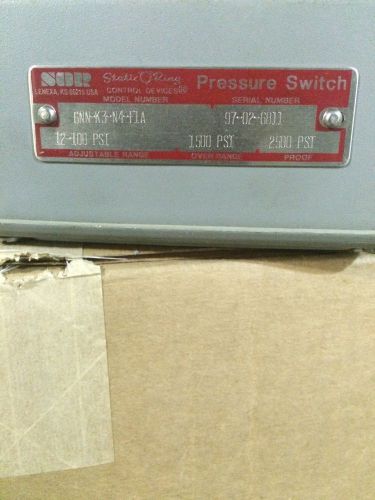 SOR  Static O Ring  6NN-K3-N4-F1A Pressure Switch