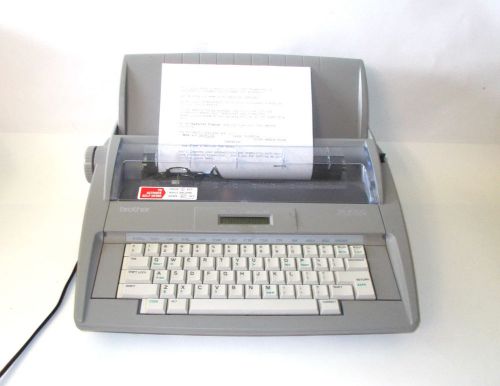 Brother SX-4000 Electronic Display Typewriter with Keyboard Cover-EXCELLENT