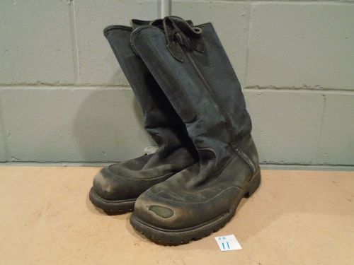 Warrington Pro Fire Boots Crosstech Vibram Bunker/ Turnout Boots Mens Size 11
