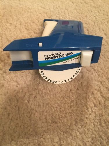 Vintage Dymo Hobbyist 1895 Label maker WITH TAPE.  1/4&#034; And 3/8&#034;