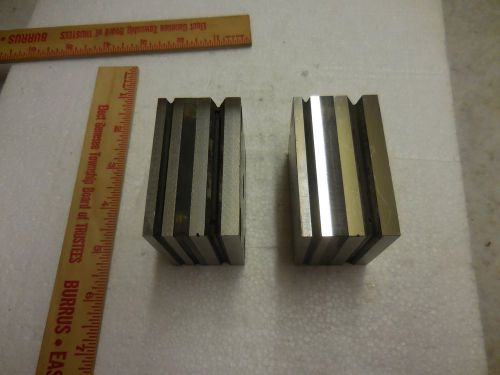 Pair magnetic high-rise transfer blocks machinist tool die cutter grinder chuck for sale
