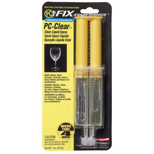 PC Products PC-Clear Epoxy Adhesive Liquid, Clear 070147