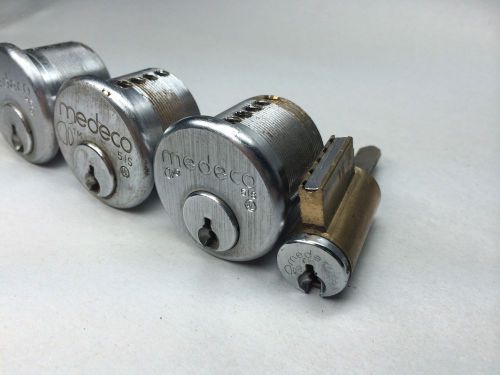 Locksmith Medeco Cylinders - 3 Mortise &amp; 1 KIK - no pins or keys