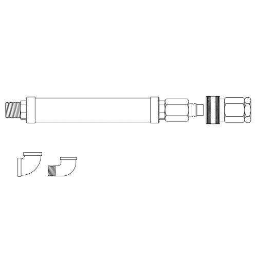 New t &amp; s brass hg-6d-48s safe-t-link gas connector for sale