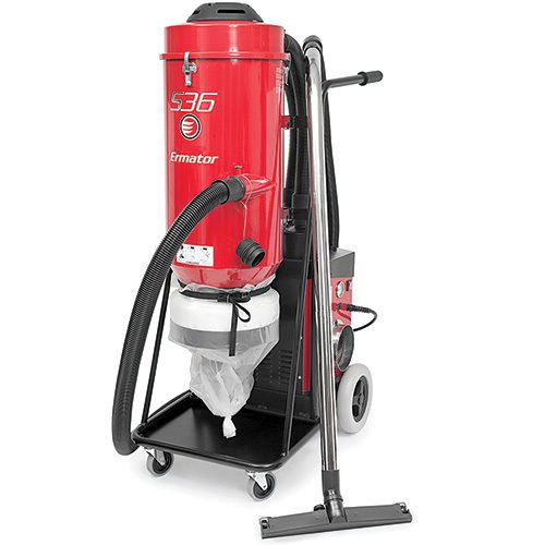 Ermator S36 HEPA Vacuum 230v Heavy Duty Dust Collector for Concrete Grinding