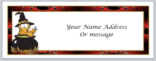 30 Personalized Return Address Labels Halloween Buy 3 get 1 free (c66)