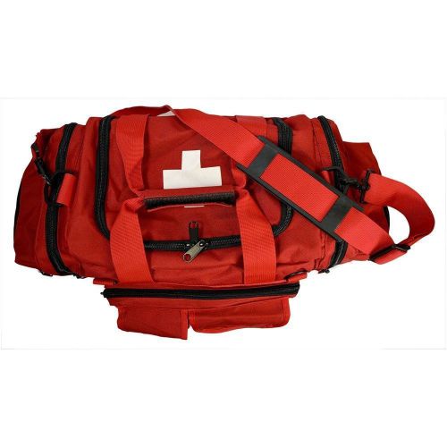 Red emt medical gear bag tactical emergency trauma tools shoulder bag ems medic for sale