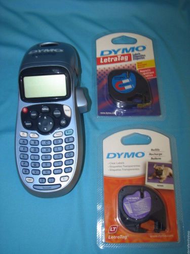 Dymo LetraTag Letra Tag with (2) extra Refills ** WORKS