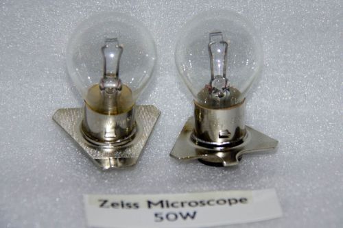 Microscope Bulb - 39-01-86 - 6V50W For Zeiss Microscope &amp; others - New old stock