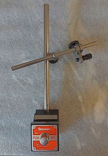 Starrett 657aa magnetic base indicator holder / complete set – brand new / usa for sale