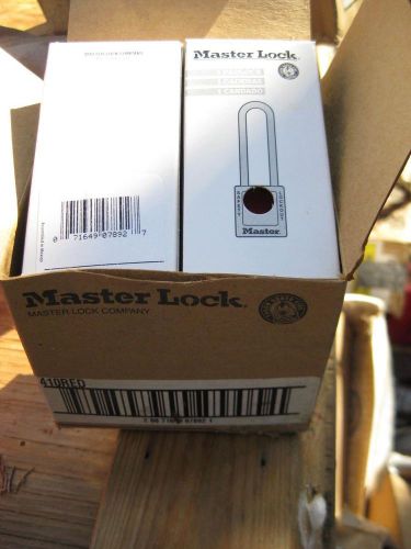 Master lock 410red safety padlocks lock out tag out set of 6 new for sale