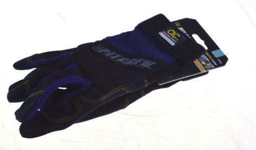 New CLC Pit Crew Performance Engine Gloves - Size Large - Black / Blue