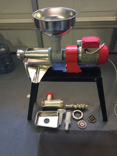Omaz .80 Hp Tomato Machine , Meat Grinder And Sausage Stuffer