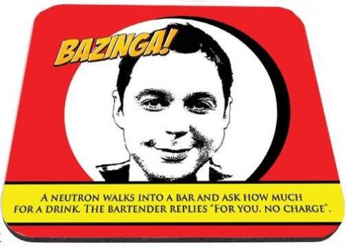Sheldon Cooper  A Neutron Walks Into A Bar Mouse Pad