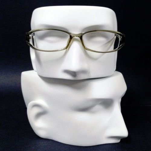 MN-AA14(MF) 1 PC WHITE Male Half Face Sunglasses/Eyeglasses Display Head
