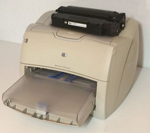 HP Laserjet 1200 Workgroup Office Printer With Paper Tray, Cover + Toner 33k