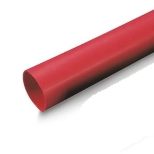4 Feet Medium / Heavy Dual-Wall Adhesive Heat Shrink 1&#034; RED 3:1 Ratio