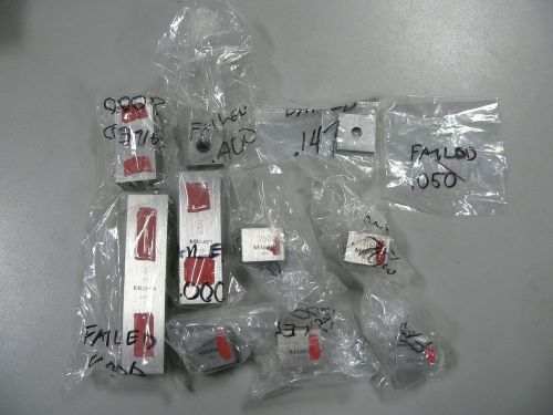 Lot of 11 failed calibration mitutoyo gage gauge blocks 2&#034; 3&#034; 4&#034; for sale