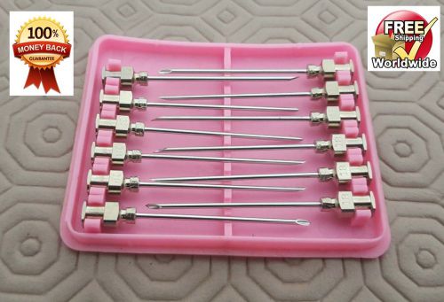 Veterinary Syringe Needles Hypodermic 12 Pieces Made in Japan Free Shipping