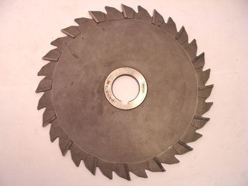 Nos poland made hss stagg tooth side &amp; face milling cutter 10&#034;x1/4&#034;x1-1/2&#034; for sale