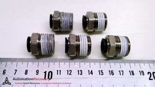 LEGRIS 3175-10-22 - PACK OF 5 - PUSH-TO-CONNECT TUBE FITTINGS, THREAD, N #214584