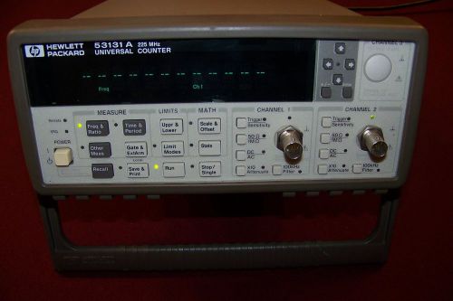 Good working HP 53131A, 225MHz frequency counter with GPIB.