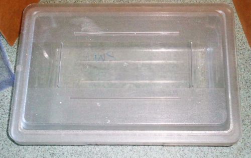 Rubbermaid Commercial 124P CLR 1/2 Size 4&#034; 6-4 Quart Cold Food Pan with LID