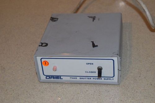 ORIEL 71445 SHUTTER POWER SUPPLY MODEL 71445
