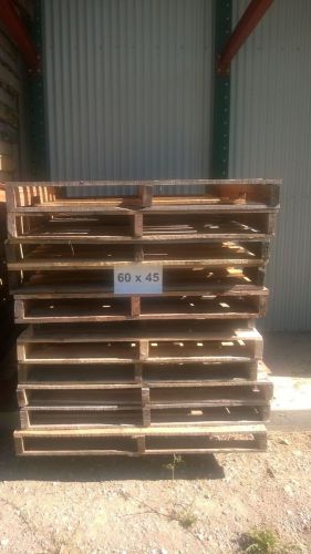 Wood Pallets/Skids 60&#034; x 45&#034; wide - (LOCATED IN MICHIGAN)