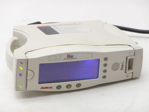 Masimo radical ms-7 signal extraction pulse oximeter docking station w/battery for sale
