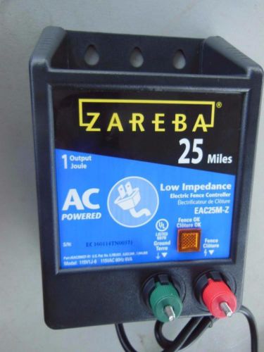 ZAREBA PRO SERIES ELECTRIC FENCE CONTROLLER 25 MILES LIVESTOCK FARM AC POWERED