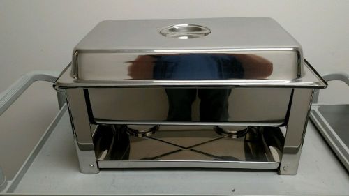 Collapsible Stackable Chafing Dish 8 Quart 18/10 Stainless Steel Eastern Tableto