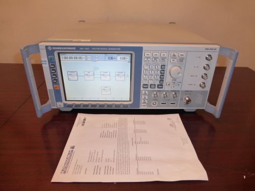 Rohde &amp; schwarz smj100a 100 khz to 3 ghz vector signal generator - calibrated! for sale