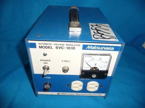Matsunaga SVC-1010 SVC1010 Automatic Voltage Regulator U
